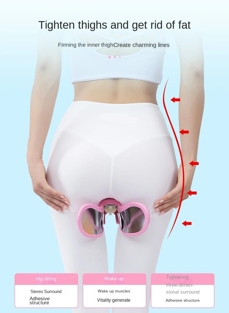 Hip-lifting and leg-stovepipe artifact Tightening Peach Hip Repair Pelvic Floor Muscle Inner Leg Clamping Trainer