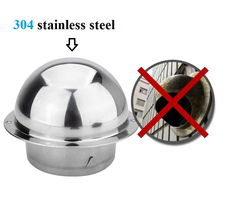HVAC ventilation duct valve vent cap pvc pipe vent cap exhaust outlets