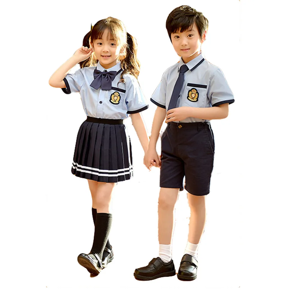New modern  OEM and ODM children school uniform  international school uniform kids