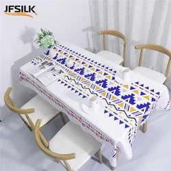 table cloth Bohemian square waterproof tablecloth 100% polyester tablecloth boho polyester printing for event