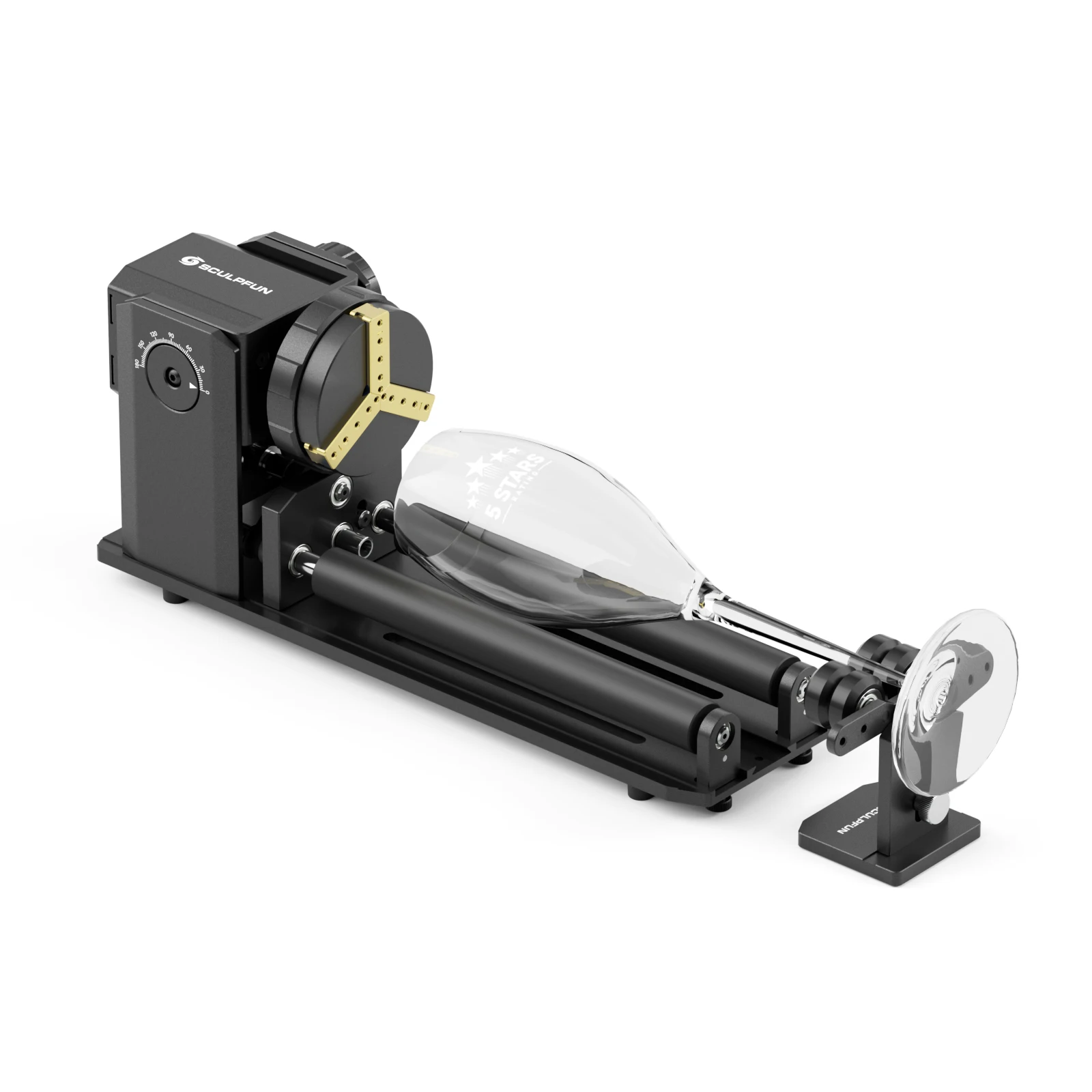 SCULPFUN RA PM 4 in 1 Multi-Function Engraving Module Laser Rotary Roller for Laser Engraver Wine Glass Tumbler Ring