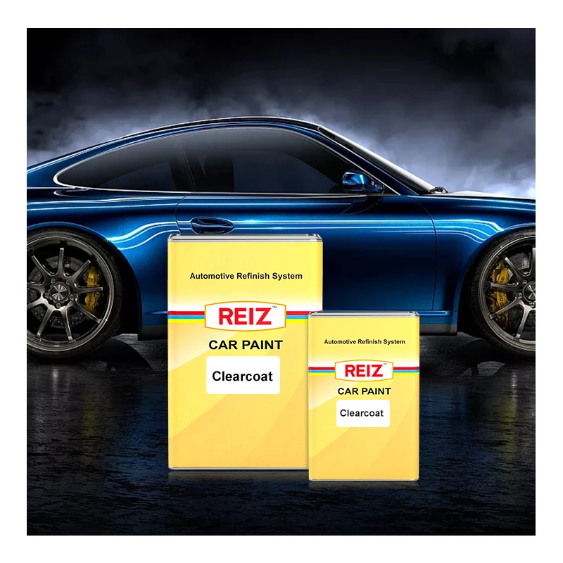 RElZ Глянцевая Прозрачная Черная автомобильная краска 2 К