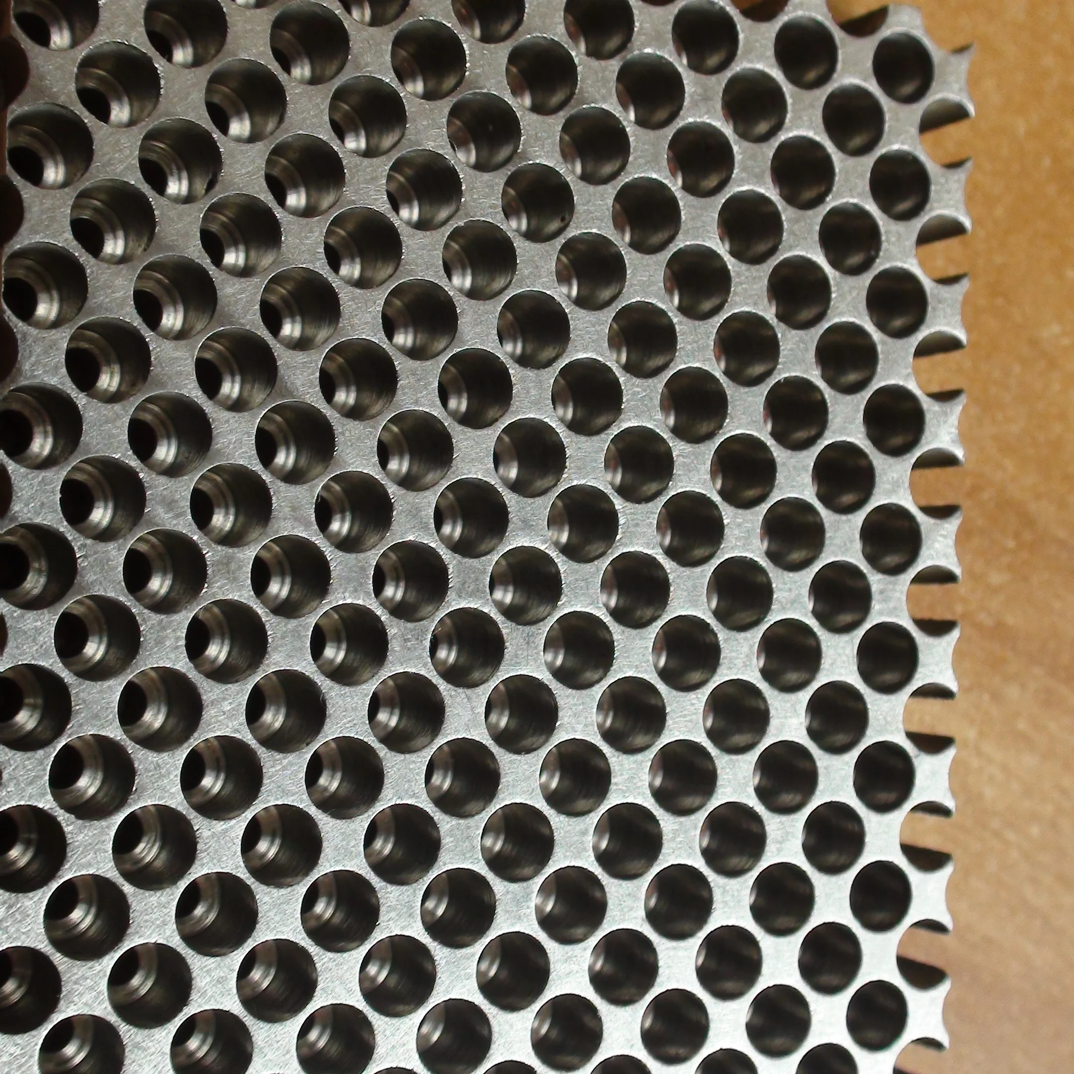 Paper Pulper and sugar filter stainless steel perforated plate  for double screw press