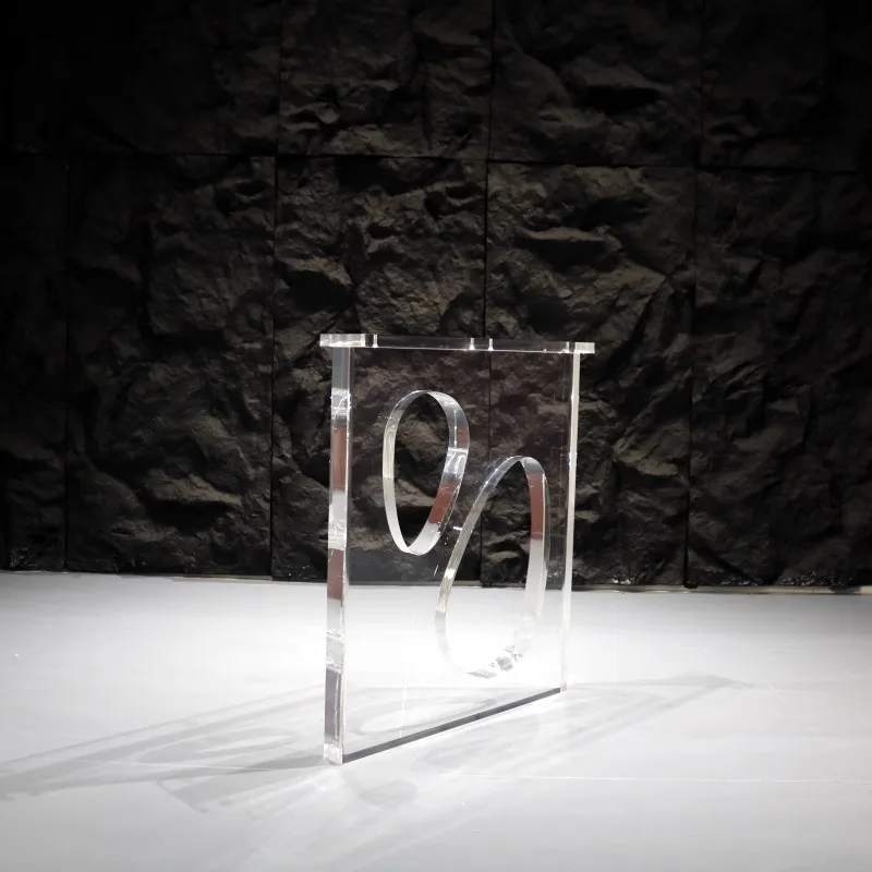 Custom Acrylic Furniture Leg For Dining Living Restaurant Table Modern Clear Decor Plexiglass Furniture Sofa Chair Table Leg