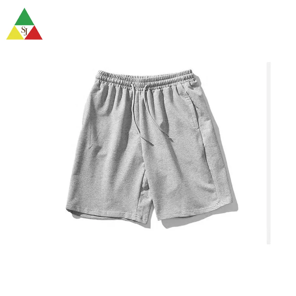 
Custom logo 2021100% cotton terry running gym jogger mens sweat shorts 