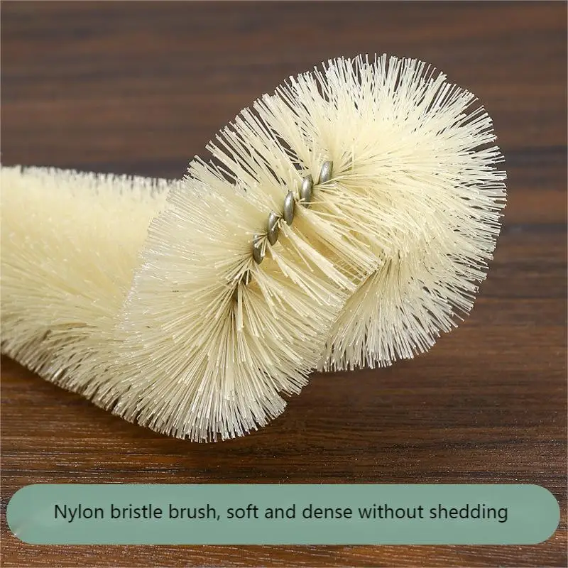 Hot Selling in European and American Markets Bamboo Handle Nylon Cup Brush