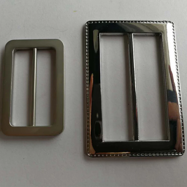 Custom Logo Wholesale Stainless Steel Belt Adjustable Buckle For Garment