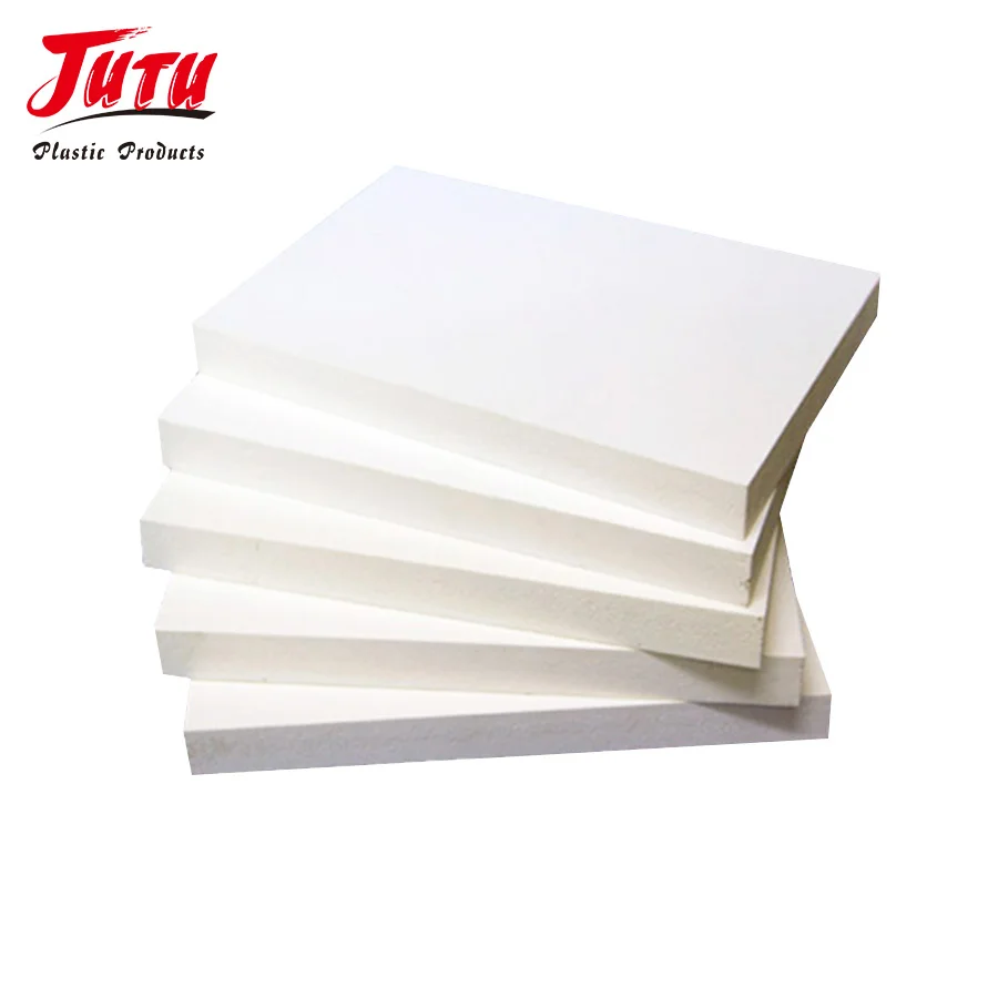JUTU Free Sample white 3mm pvc rigid foam board co extrusion pvc expanded foam sheet