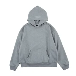 100 Recycle Cotton Plain Blank Heavy Custom Oversized Men Hoodies