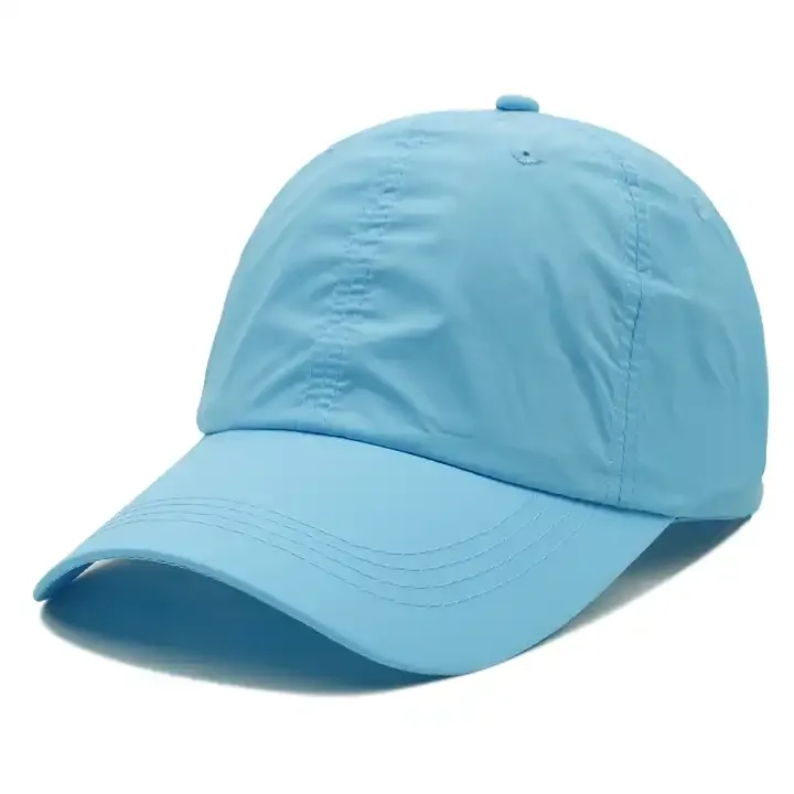 High quality running light nylon breathable baseball cap in stock sports hat