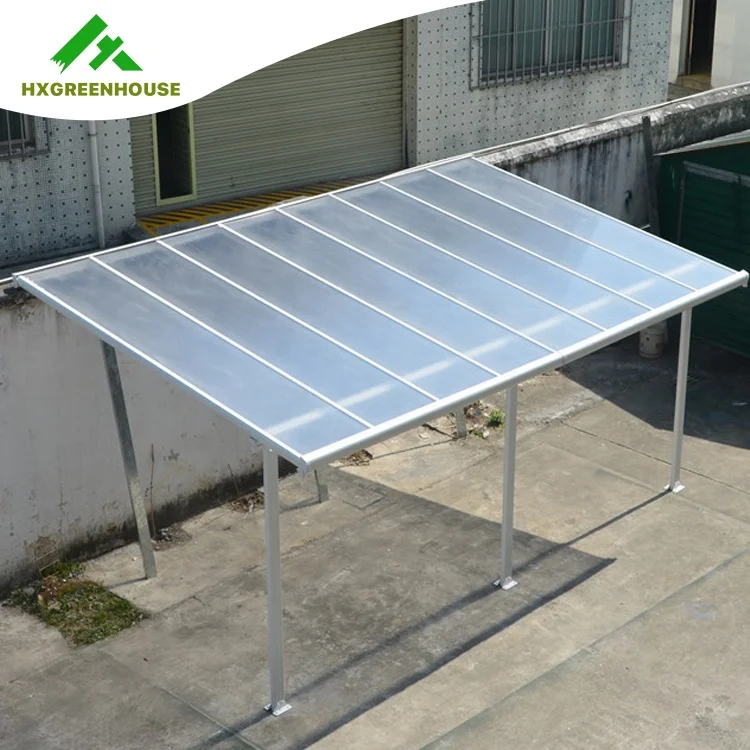 Rain Cover Balcony Shade Cover Waterproof Outdoor Rain Balcony Polycarbonate Window Roof Aluminum System Canopy Awning