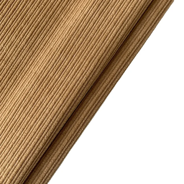 High Quality 100% thick polyester velvet Corduroy fabrics for clothes