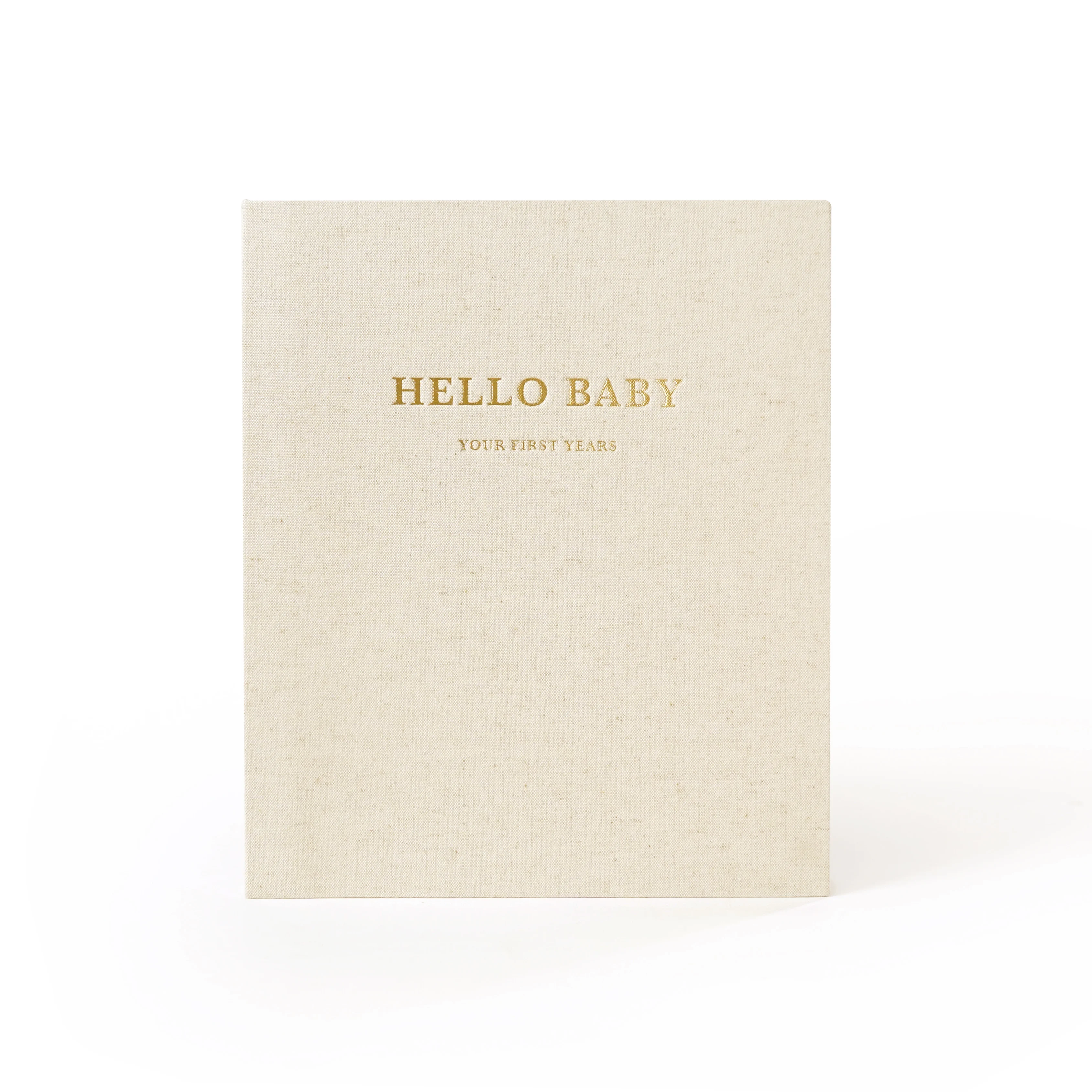 2025 Custom Printing Baby Memory Book First Year Journal Pregnancy Milestone Planner Diary Keepsake Baby Linen Spiral Logbook