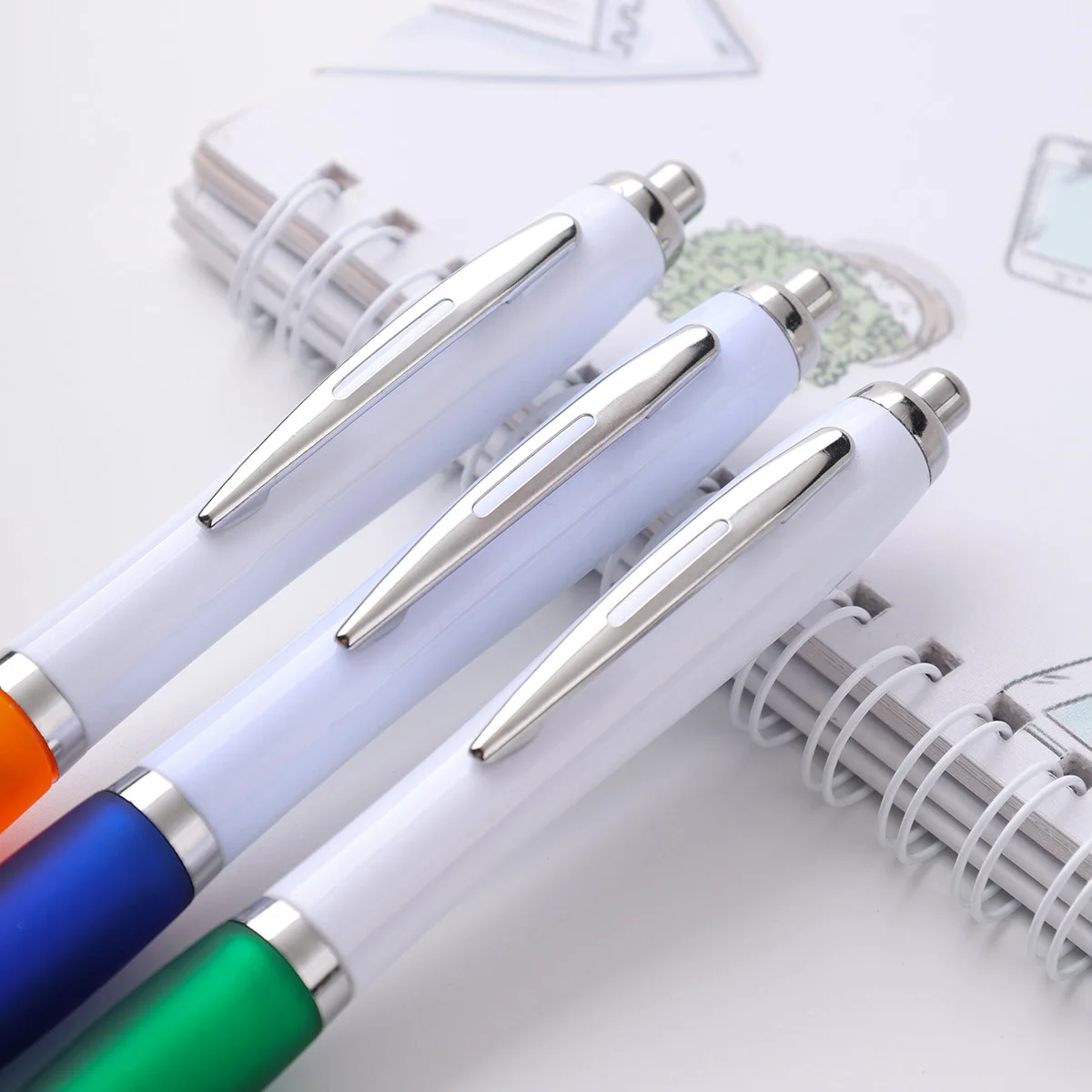 best selling custom cheap promotion gift item ballpoint pens with custom logo QR Code pen