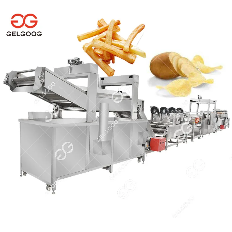 Continuous Fryers Automatically Frying Potato Chips Machine For Sale