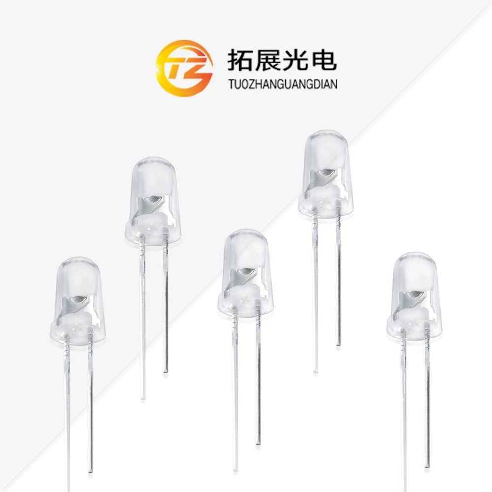 Light Emitting Diodes led diode 5mm LED red F5 DIP Diode 5mm 110-140V, 220V-240V 5mm led  white green red short feet foggy dip