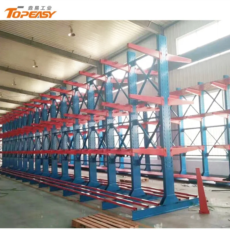 Customized heavy duty industrial racking cantilever pipe rack for warehouse