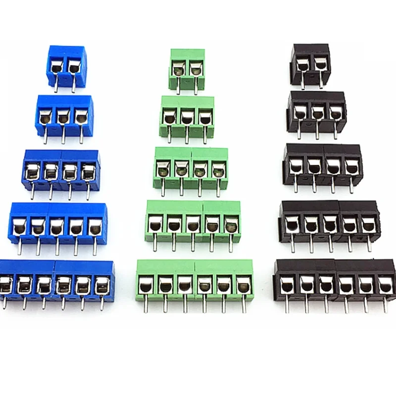 PCB винтовая Клеммная колодка 5 08 мм Шаг 2pin 8pin 10pin