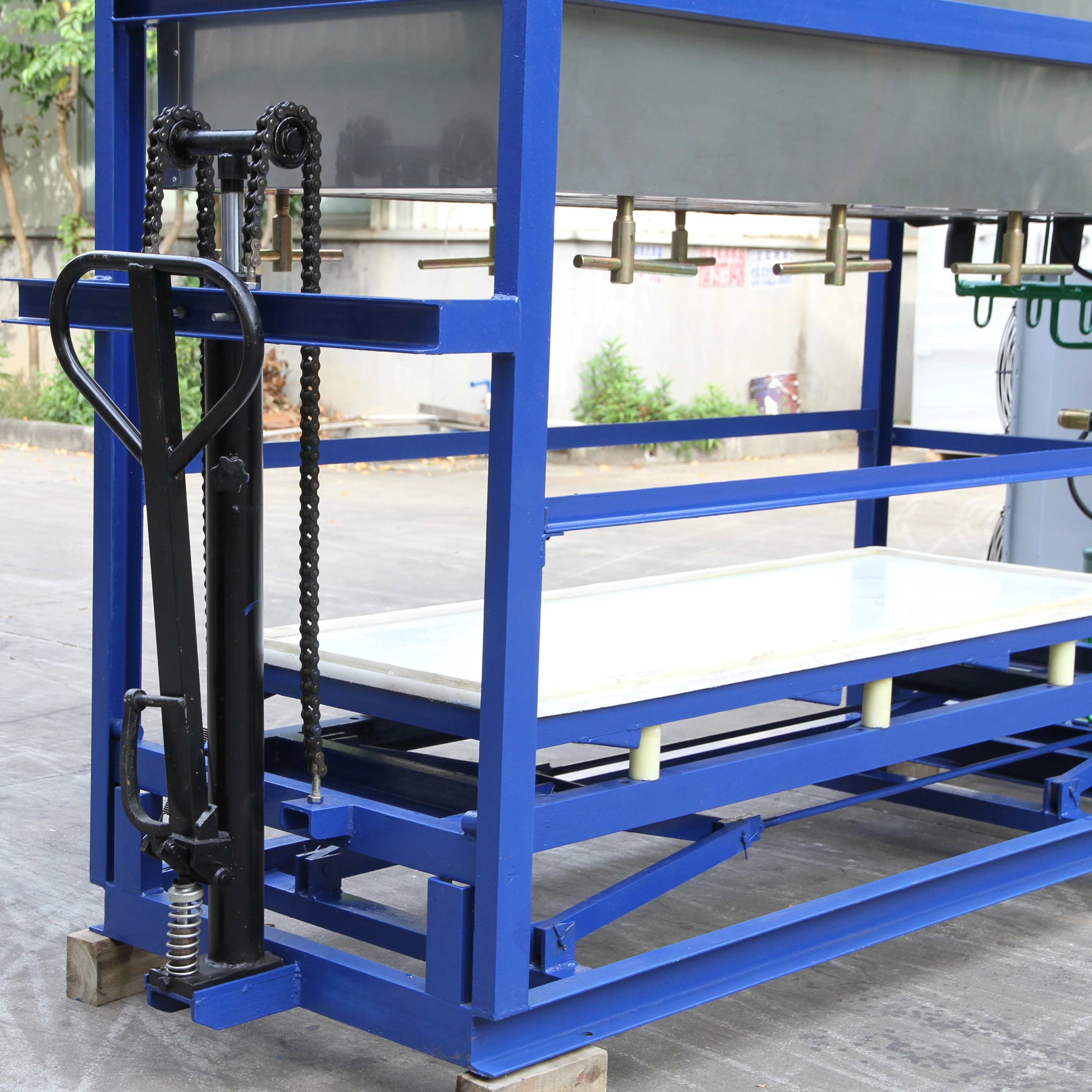 Hi-Q direct cooling ice blocks machine with scisors harvesting for nigeria