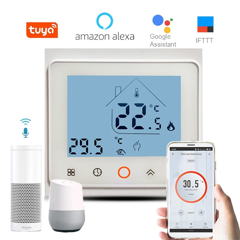2023 WiFi Smart home Thermostat 7 Day-Programmable Touchscreen Alexa
