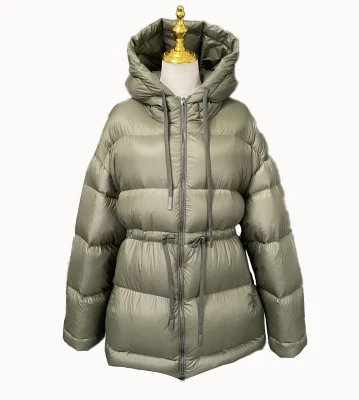 Hot Sale Outdoor Waterproof Goose Down Jackets Winter Long Jackets For Women Bubble Puffer Quilted Coat