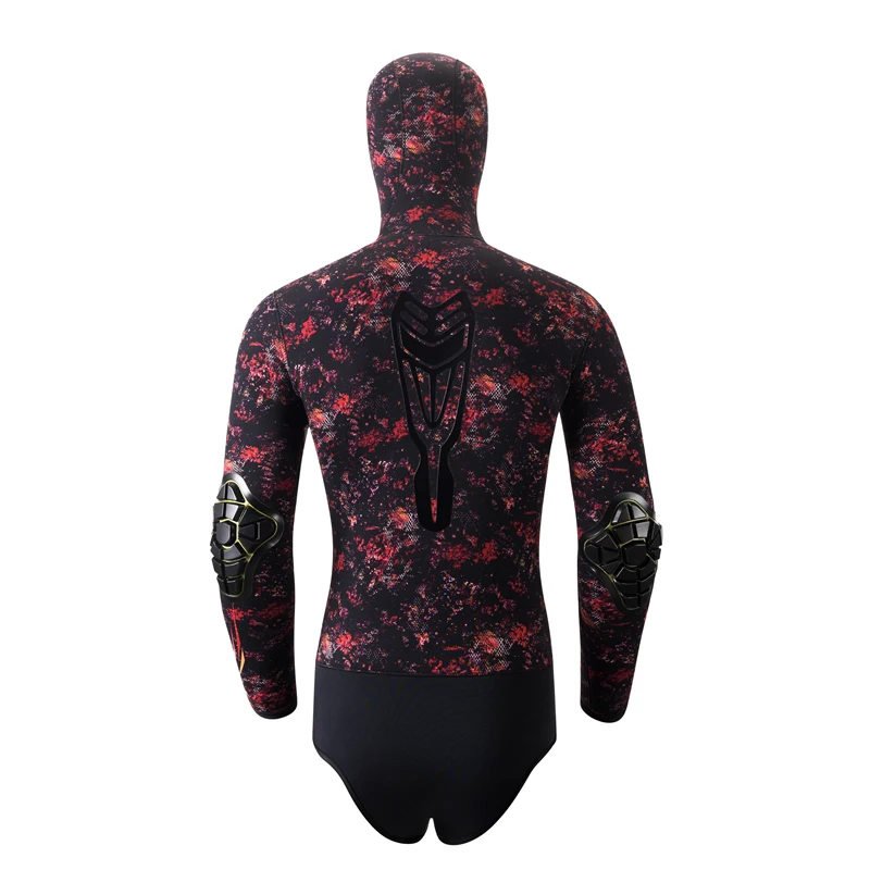 Sinodiving Cr SBR Camo 7mm Sports Wetsuit Customized Spearfishing Men Surfing Scuba Neoprene Camouflage Swimming Diving Suit