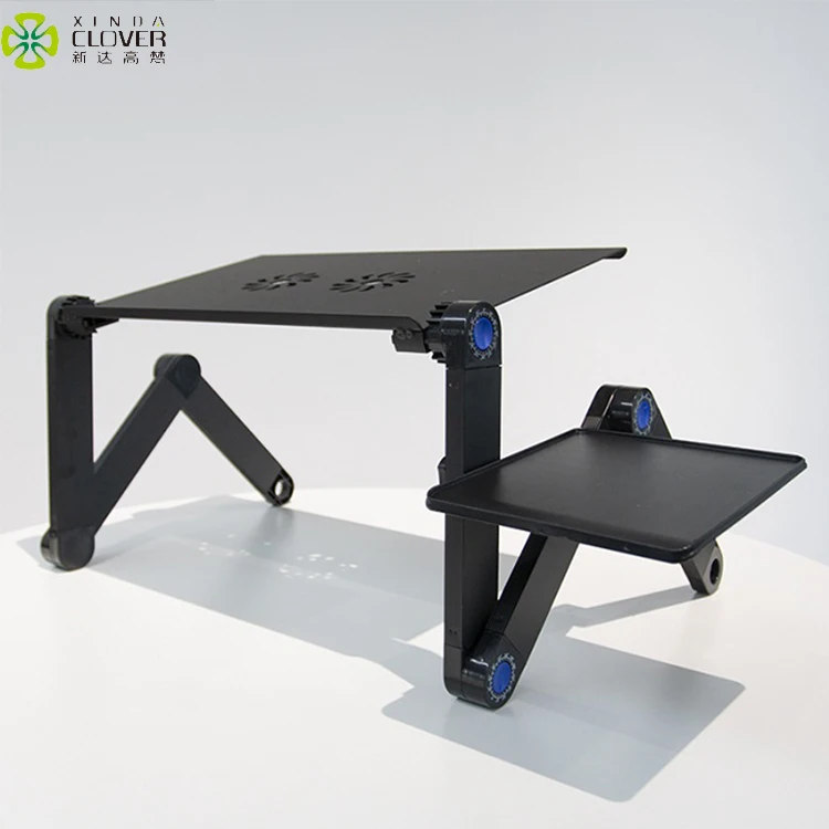 
Ergonomic Folding Multi-angle Adjustable Foldable Portable Mdf Wood Home Office Bed Computer Laptop Lap Tray Desk Table 