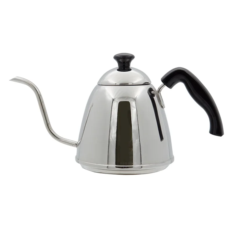 Custom Pour Over Heated Plastic Handle Stainless Steel Tea Espresso Pot Coffee Gooseneck Kettle