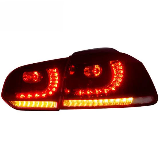 For Golf 6 LED Taillights 2010-2013 Car Styling Tail light Accessories Tail Lamp Rear Lamp DRL+Brake+Park+Signal led