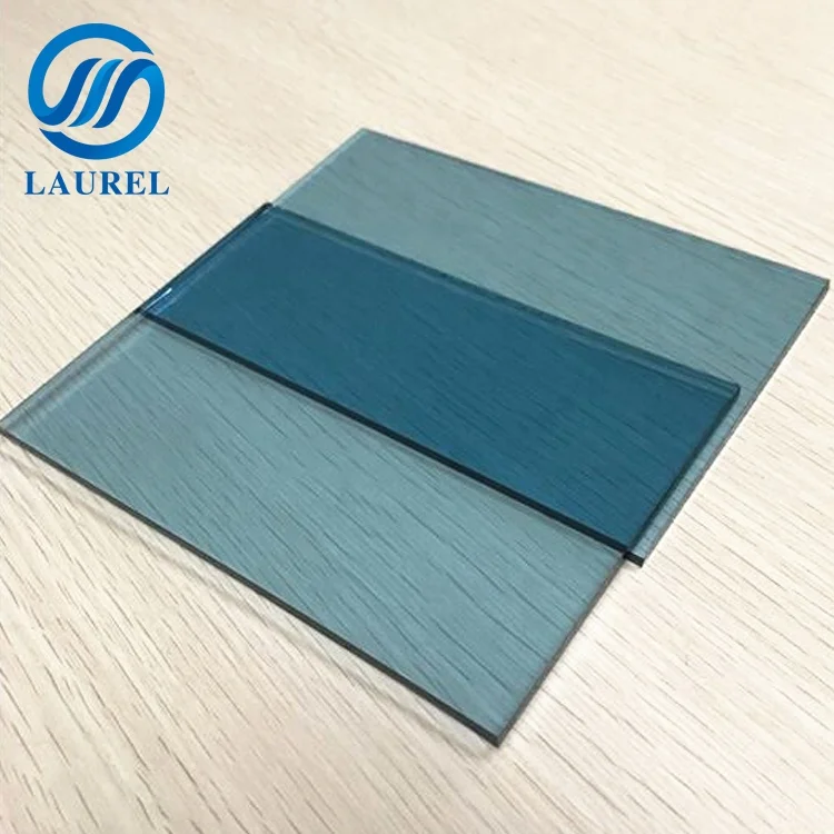 8mm Ford blue Tinted/Reflective glass for windows, curtain wall, table top, showcase etc, With 3C&ISO&CE certificate