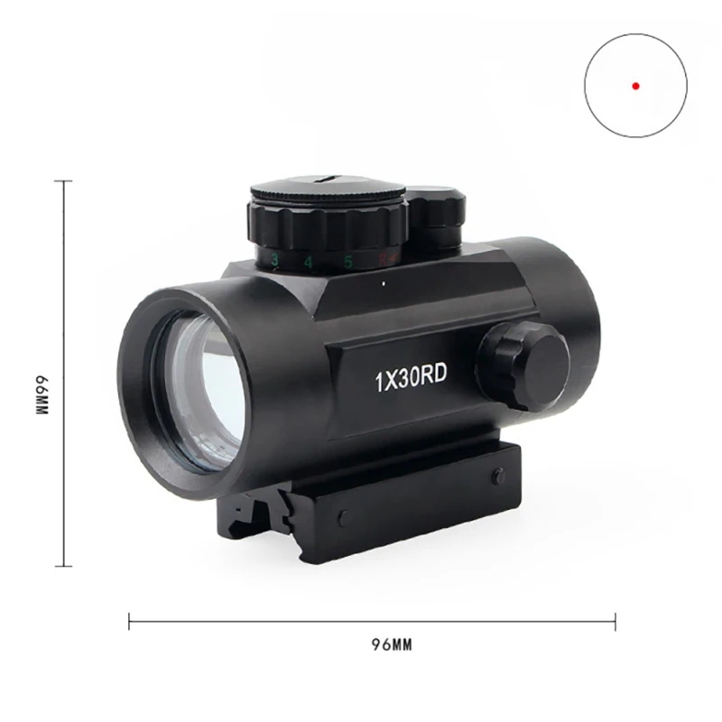 1X30 Red Dot Sight Hunting Rifle Scope Reflex Sight Hunting Optics