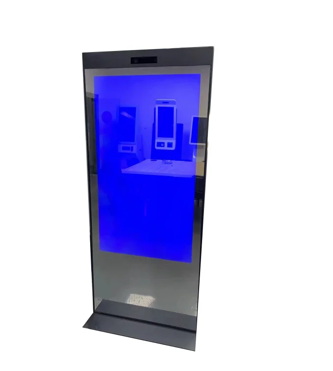 42 49 55 Inch Touchscreen Lcd Advertising Magic Mirror Display With Photobooth