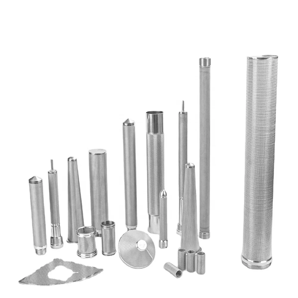 LIANDA Filter Tube Stainless Steel Sintered Porous Metal Filter Cartridge Sintered Stainless Steel Filter