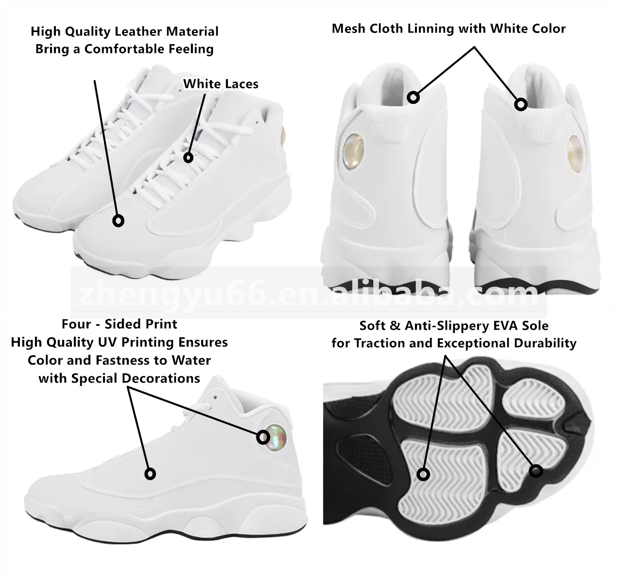 2022 Custom High-top Big Size Basketball Shoes Men Outdoor Sneakers Men Wear Resistant All Red Dominican Republic Flag Design