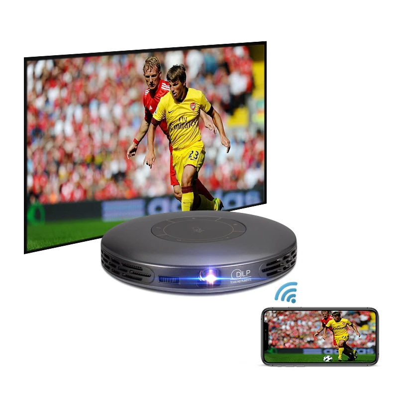 2022 новый дизайн мини проекторов на базе android Балки для домашнего кинотеатра мини dlp smart видео портативный проектор с android