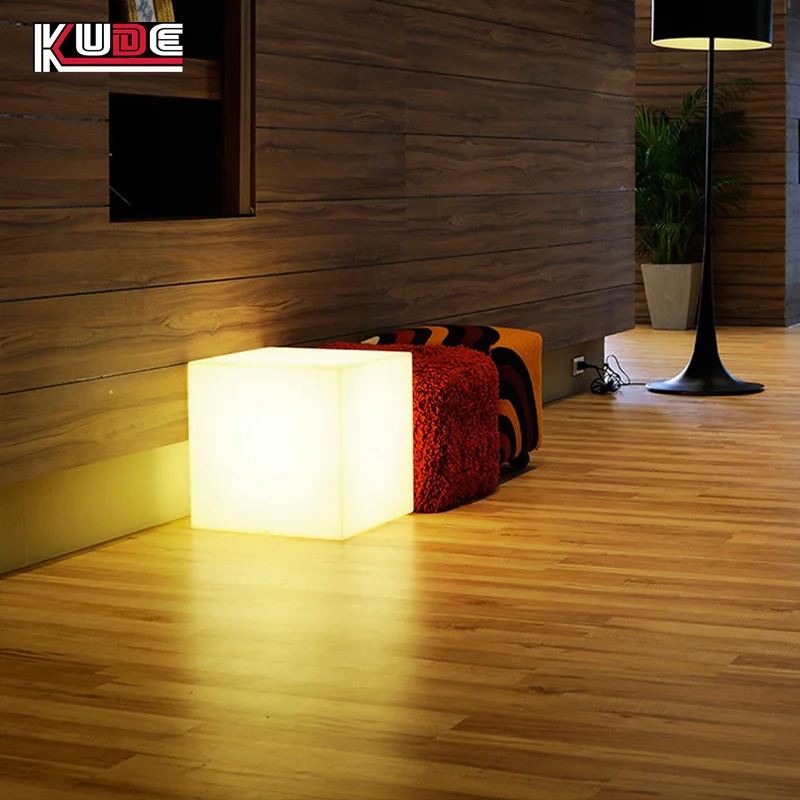 glowing led furniture Led cube light  led light up cube table led table lamp for event party