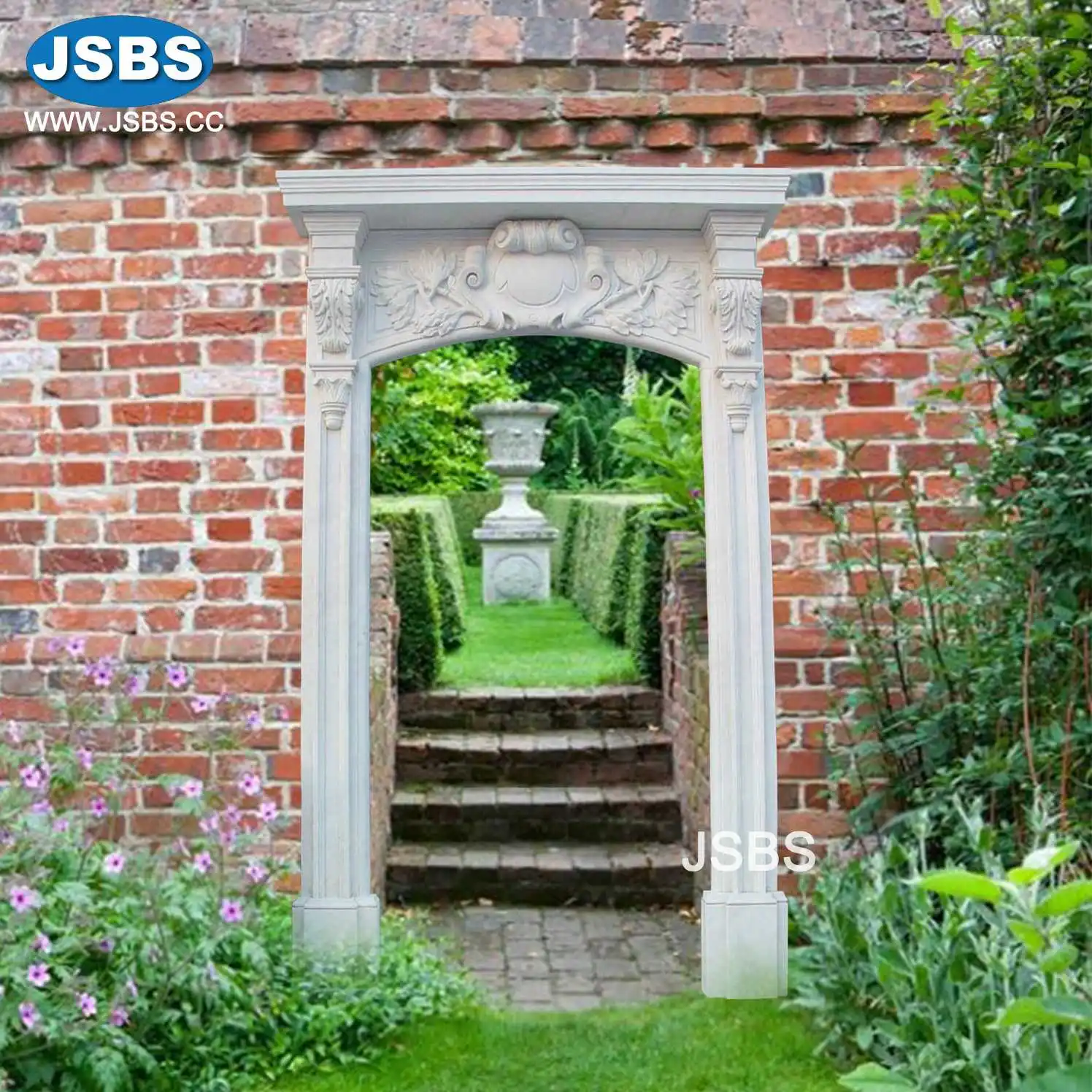 Luxury Decorative Hand Carved Marble Arch Shaped Windows