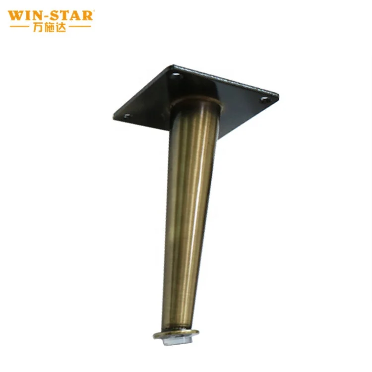 factory cheap wholesale adjustable square round metal wrought iron aluminum stainless steel feet table foot leg