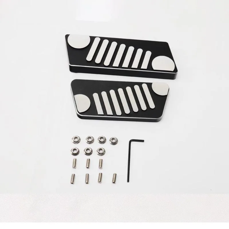 Factory outlet customized pattern grille face pattern gas pedal for Jeep wrangler JK 2007-2017 off-road car accessories