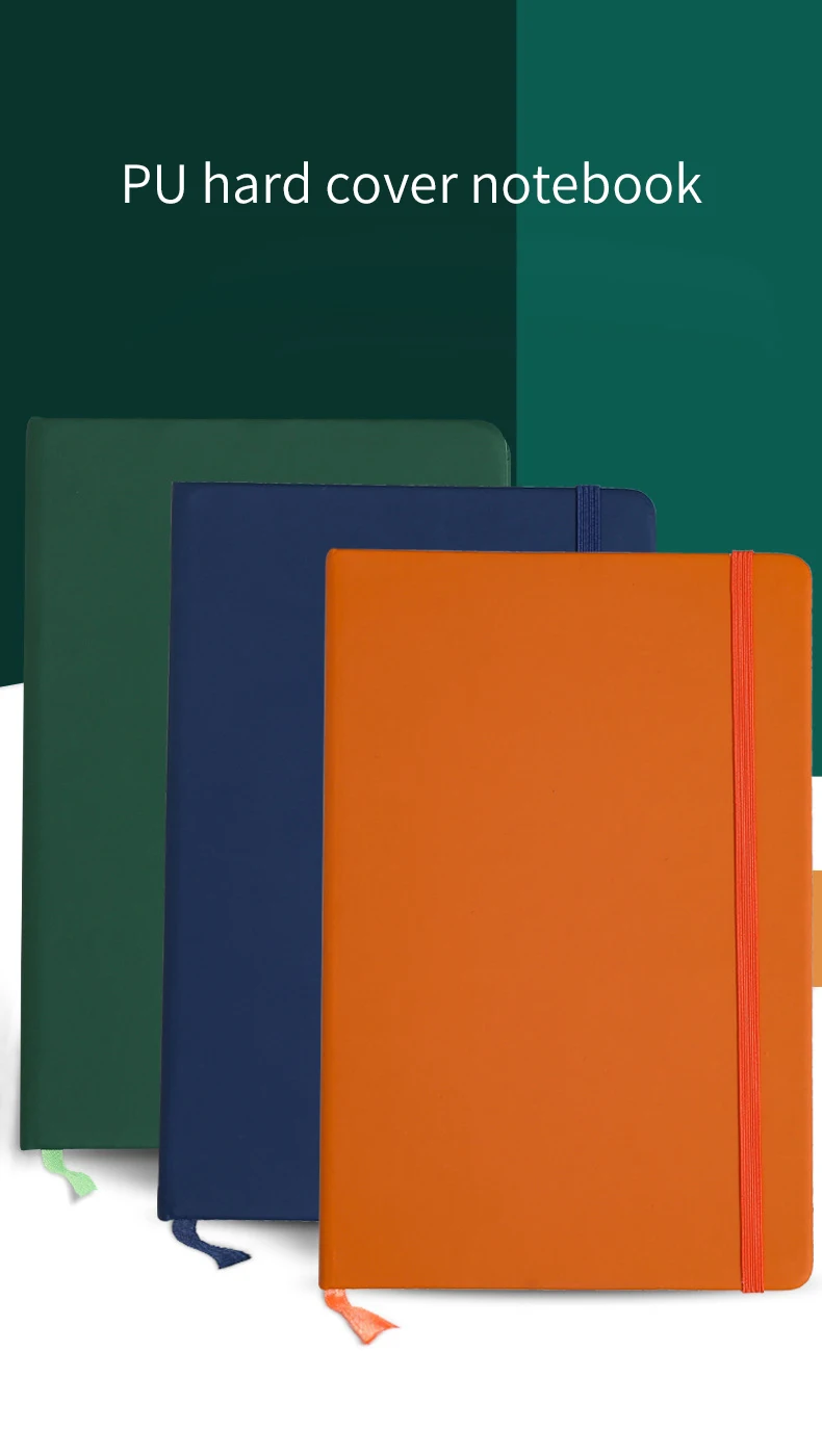 Hot Selling Minimalist Multicolor Business Planner Diary Leather Notebook As