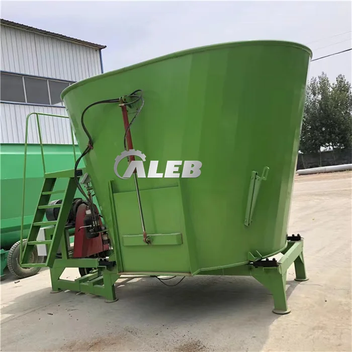 factory supply cattle sheep forage tmr feed mixer silage grass blender feed spreader