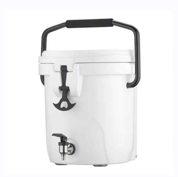 Heavy duty insulated dry ice cooler box
