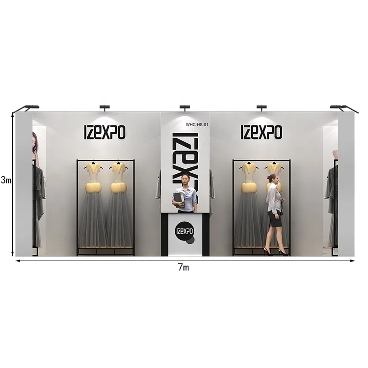 IZEXPO 30 минут быстрой сборки 3*7 м Модульный Выставочный стенд