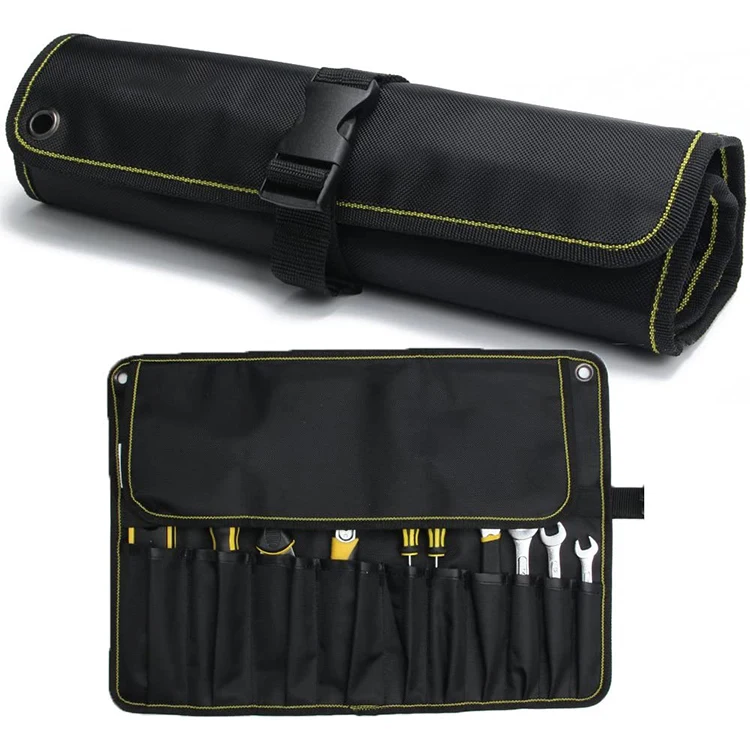 Roll up Tool Pouch 900D High quality Rolling Tool Hanging Bag Multi-purpose Organizer Electrician Technicians Bag Tool