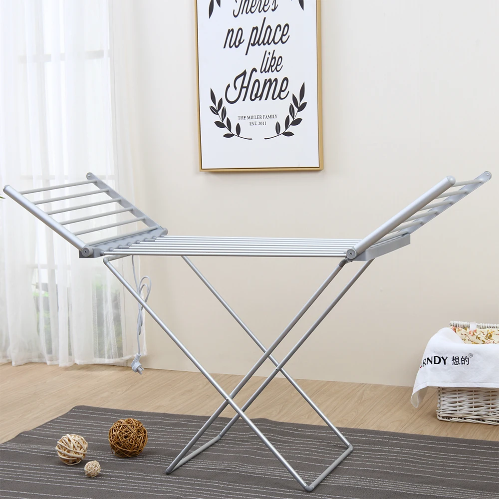 
SHARNDY folding aluminum clothes dryer hanger rack electric cloth warmer stand electric dying rack 