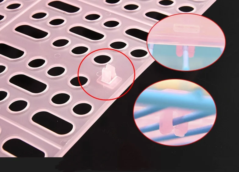 Plastic Mesh Rabbit Foot Pads Dutch Pig Chinchillas Guinea Pig Rabbit Foot Pads Pet Cage Pedals