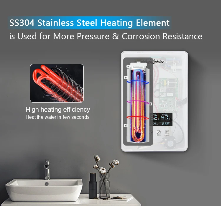 SS304 heating element water heater