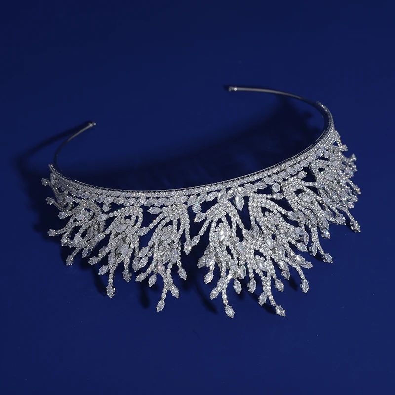 Twining Of Branches Zircon Tiaras Original Bride Wedding Crown Tiara