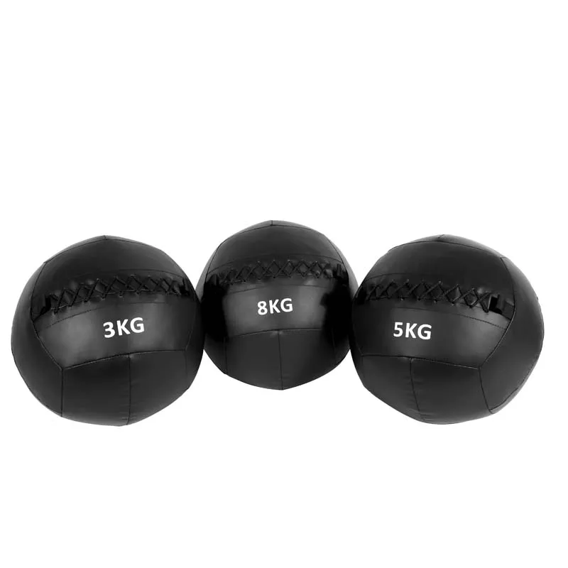 Rouser Fitness KG PU Soft Medicine Wall Balls Customizable Strength Training Balance Exercise Ball
