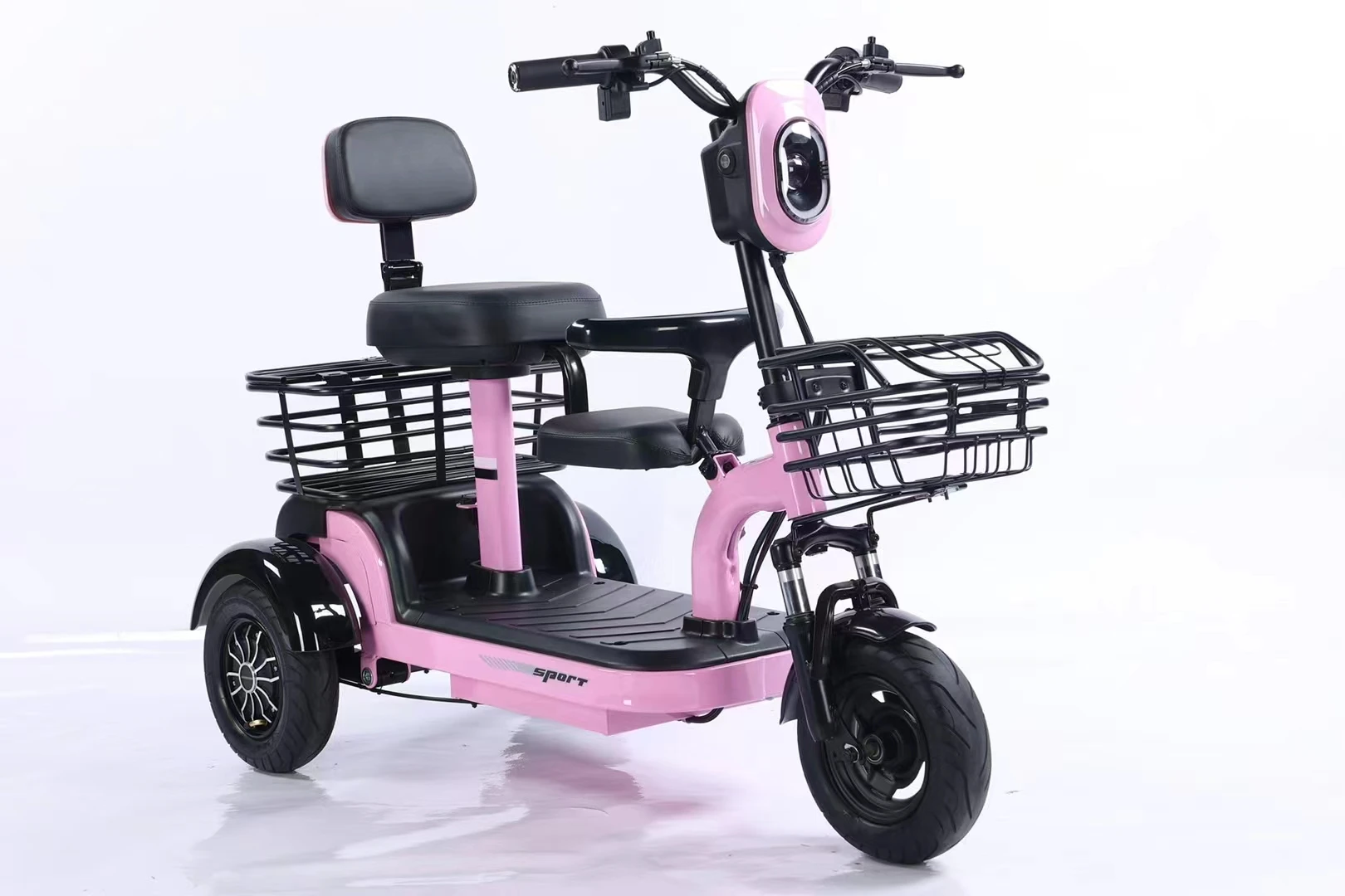 Electric bike 48v 500w for mom-kid Adult Mother 3 Wheel e-Bike Mom Kid Electric e Bicycle